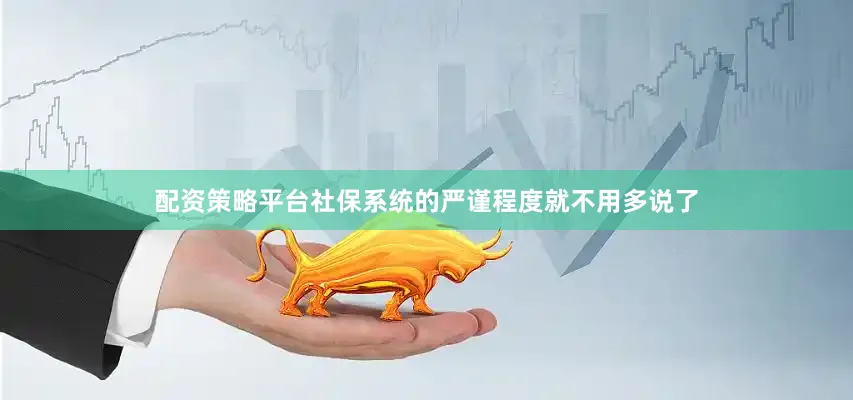 配资策略平台社保系统的严谨程度就不用多说了